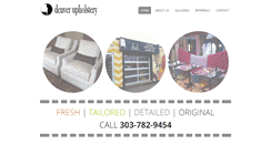 Desktop Screenshot of denverupholstery.com